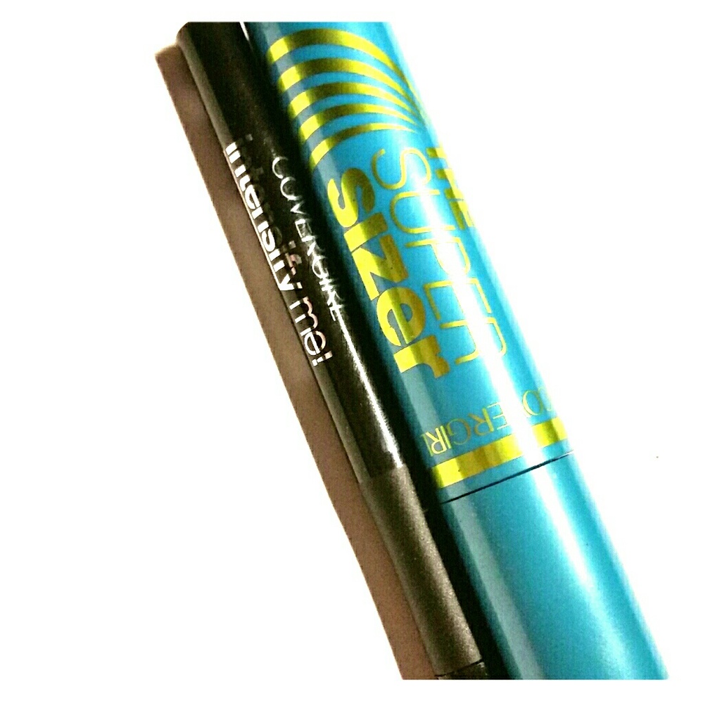 Covergirl super sizer mascara and  liquid eyeliner